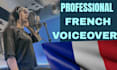 voice over with my native french