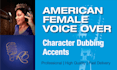 record character voice over with an accent or sing a jingle