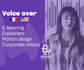 be your french female voice over