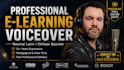 be your professional neutral spanish or chilean voice for e learning