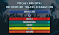 remove vocals or separate instrument tracks from any song