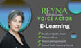 narrate your e learning project, english voice over