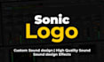 create a premium sonic logo for your brand