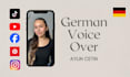 create german voice overs