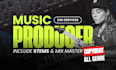 be your edm ghost music producer techno, hardstlye, house, etc