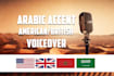 record your english voiceover with an arab accent