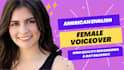 record american english female voiceover