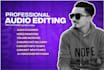 do custom audio editing service