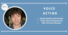 provide studio quality british voice acting
