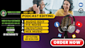 edit and master your podcast audio or video