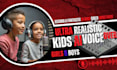 do ultra realistic ai kids voiceover