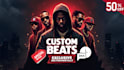 make 10 custom trap, hiphop, drill, afro, or reggaeton beats