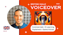 record your professional voice over in british english