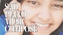 compose sad piano music track for your videos