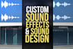create sound effects, sound design for your game