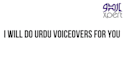 do professional urdu voiceover for ads, youtube, etc
