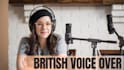 do a natural, young, british female voiceover today