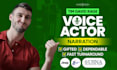 record a professional american male voice over narration