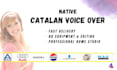 record a catalan female voice over