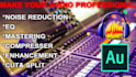 edit noise remove master and creat crisp in your voice