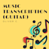 transcribe music into guitar or drum tabs with high accuracy