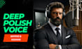 record very deep natural powerful polish voice over