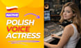 record polish young female voice over