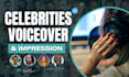 create a realistic celebrity voiceover and impression