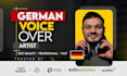 record a german voice over for e learning or training video