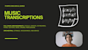 transcribe music audio to sheet music lead sheet music transcription notation