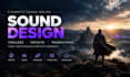 create cinematic sound design for films, videos and games