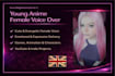 record a british anime style voice over for games, audiobooks, vtubers