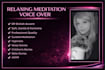 record a soothing meditation voice over or calm asmr audio
