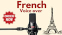 record a professional female french voice over in 24 hours