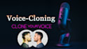 create voice clone to record voiceover