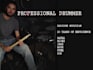 be your pro session drummer