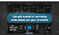 edit musical or narrative audio pieces for your projects