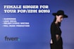 record powerful female vocal for your pop, edm song