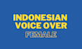 do indonesian voice over