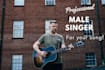 give a professional male singer performance