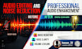 clean, enhance and reduce noise from your audio