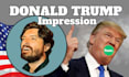 record a high quality donald trump impression voice over