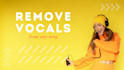 remove vocal from any song or create acapella