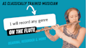 record flute, folk flute, recorder, or ocarina for your track