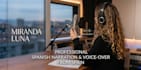 narration, voice off, spanish native accent