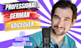 record your IVR in german with background music