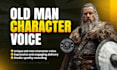 record an old man character voice