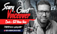record scary ghost villain male voice over