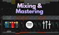 mix and master your song to your likes