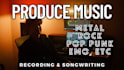 produce metal, pop punk and rock song for you